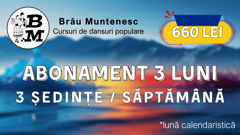 Abonament 3 luni - trei ședințe pe săptămână