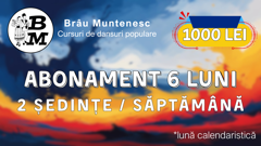 Abonament 6 luni - două ședințe pe săptămână